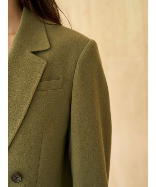 オーバーサイズウールジャケット（テーラードジャケット