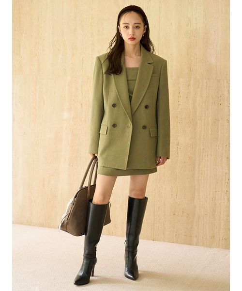 スナイデル　ウールオーバージャケット　新品未使用品　大晦日ゲリラセール！ オーバーサイズウールジャケット（テーラードジャケット