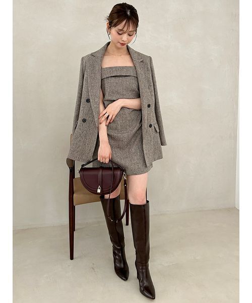 オーバーサイズウールジャケット（テーラードジャケット）｜SNIDEL