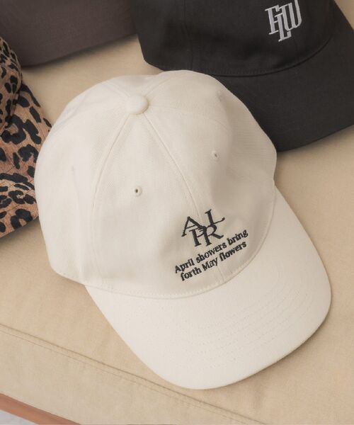 casita(RETRO GIRL)(カシータ)の「刺繍アソートキャップ(ハット・レディース・オフホワイト/ブラウン/ブラック/レオパード・ONE SIZE)」の1枚目の写真