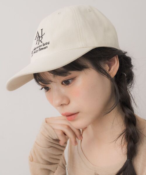 casita(RETRO GIRL)(カシータ)の「刺繍アソートキャップ(ハット・レディース・オフホワイト/ブラウン/ブラック/レオパード・ONE SIZE)」の7枚目の写真