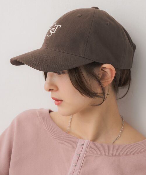 casita(RETRO GIRL)(カシータ)の「刺繍アソートキャップ(ハット・レディース・オフホワイト/ブラウン/ブラック/レオパード・ONE SIZE)」の16枚目の写真