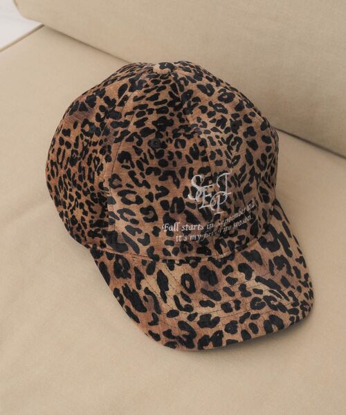 casita(RETRO GIRL)(カシータ)の「刺繍アソートキャップ(ハット・レディース・オフホワイト/ブラウン/ブラック/レオパード・ONE SIZE)」の18枚目の写真
