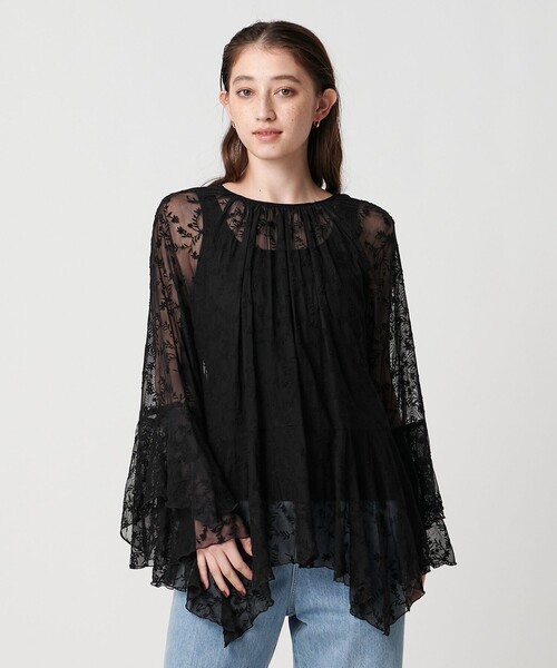UNITED ARROWS イレギュラーフリルブラウス UNITED ARROWS＞イレギュラーフリル ブラウス （シャツ