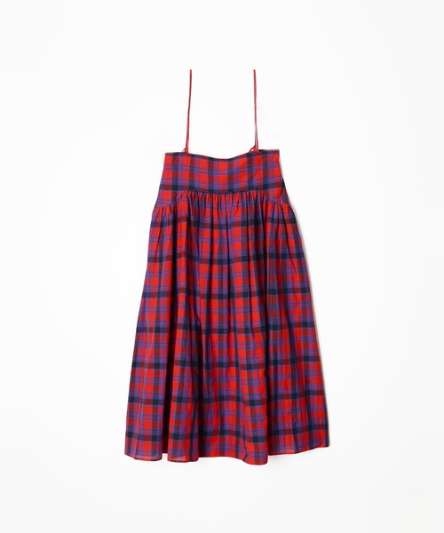 HOLIDAY（ホリデイ）の「GINGHAM CHECK LINEN NIGHT DRESS