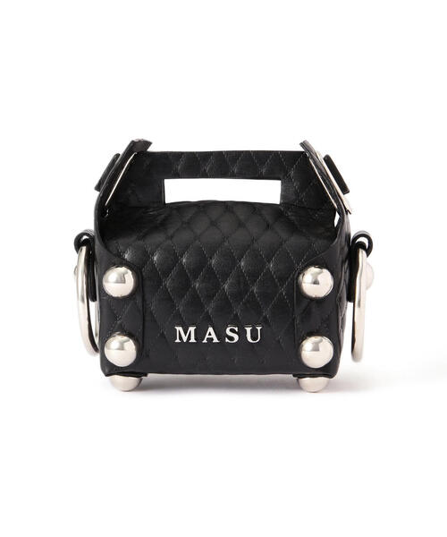 MASU（エムエーエスユー）の「MASU/エムエーエスユー/LEATHER CAKE BAG PETIT/M25F9OJ007（トートバッグ・メンズ・ブラック/シルバー/ゴールド/ブラウン・F）」の10枚目の写真