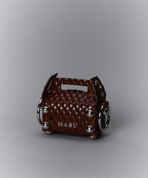 MASU（エムエーエスユー）の「MASU/エムエーエスユー/LEATHER CAKE BAG PETIT/M25F9OJ007（トートバッグ・メンズ・ブラック/シルバー/ゴールド/ブラウン・F）」の11枚目の写真