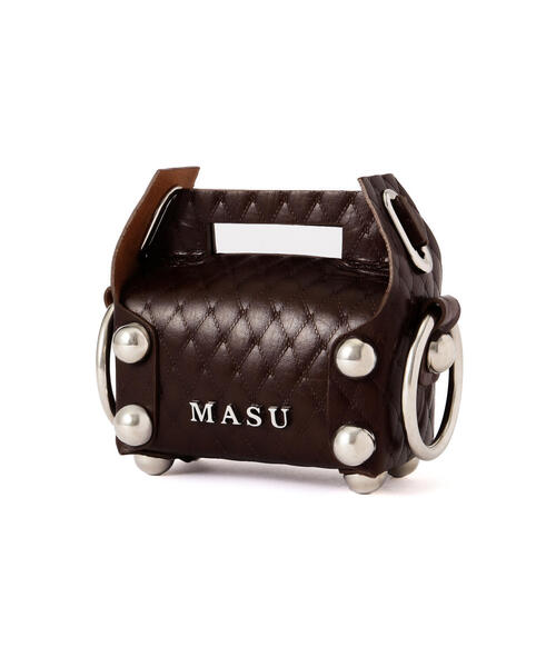 MASU（エムエーエスユー）の「MASU/エムエーエスユー/LEATHER CAKE BAG PETIT/M25F9OJ007（トートバッグ・メンズ・ブラック/シルバー/ゴールド/ブラウン・F）」の12枚目の写真