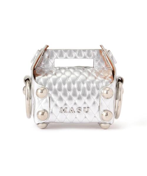 MASU（エムエーエスユー）の「MASU/エムエーエスユー/LEATHER CAKE BAG PETIT/M25F9OJ007（トートバッグ・メンズ・ブラック/シルバー/ゴールド/ブラウン・F）」の7枚目の写真