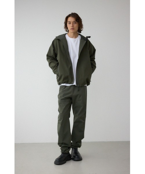 AZUL by moussy(アズールバイマウジー)の「3レイヤーウィンドシェルパンツ(スラックス・メンズ・ブラック/ブラック系その他/ダークグリーン・SMALL/MEDIUM/LARGE)」の13枚目の写真