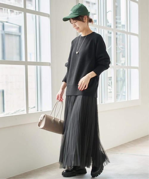 Spick and Span ウールカシミヤ ラグランクルーネックニット　新品 Spick＆Span（スピック アンド スパン） ニット セーター 「追加