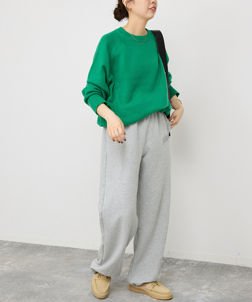 Spick & Span（スピックアンドスパン）の「《追加》ウールカシミヤ ラグランクルーネックニット（ニット/セーター・レディース・ホワイト/グリーン/ブラック・FREE）」の22枚目の写真