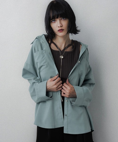 HARE 2wayオフショルダーシャツ HARE（ハレ）の「2WAYオフショルダーシャツ(HARE)（シャツ
