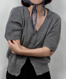 rafu v simple cardigan / ラフvシンプルカーディガン