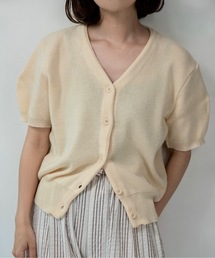 パフスリーブ」に該当するカーディガン/ボレロ（ベージュ系