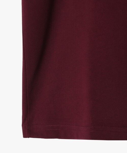 agnes b.(アニエスベー)の「メンズ ロゴ プリント コットン 長袖 Tシャツ "Christof"(Tシャツ/カットソー・メンズ・ボルドー・2/1)」の6枚目の写真