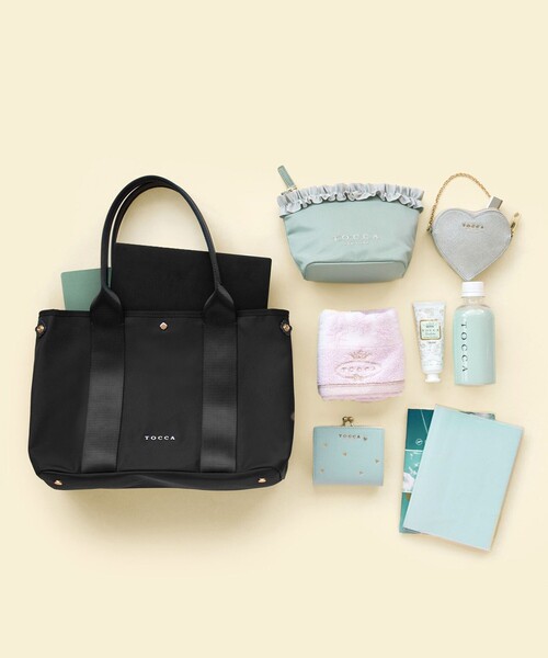 TOCCA(トッカ)の「IRENE 2WAY NYLONBAG ナイロンバッグ(トートバッグ・レディース・ブラック系/ネイビー系/ベージュ系・F)」の9枚目の写真
