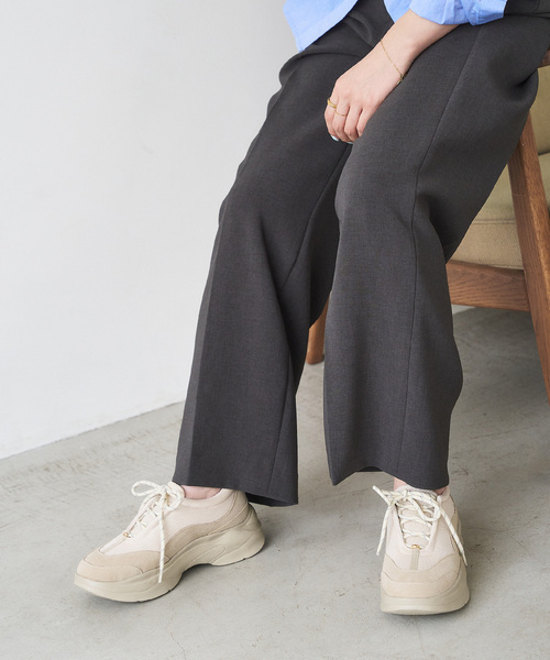 LE TALON(ルタロン)の「COHINA×LE TALON2WAYレースアップスニーカー(スニーカー・レディース・アイボリー/ブラウン・XX-SMALL/SMALL/MEDIUM/LARGE/X-LARGE)」の8枚目の写真