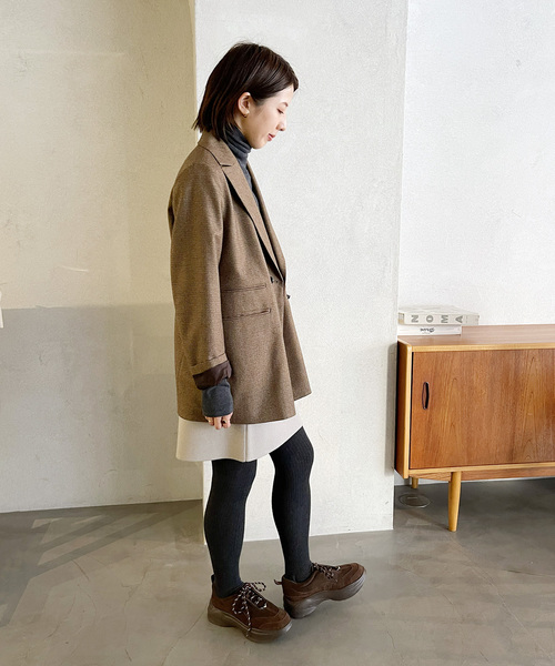 LE TALON(ルタロン)の「COHINA×LE TALON2WAYレースアップスニーカー(スニーカー・レディース・アイボリー/ブラウン・XX-SMALL/SMALL/MEDIUM/LARGE/X-LARGE)」の13枚目の写真