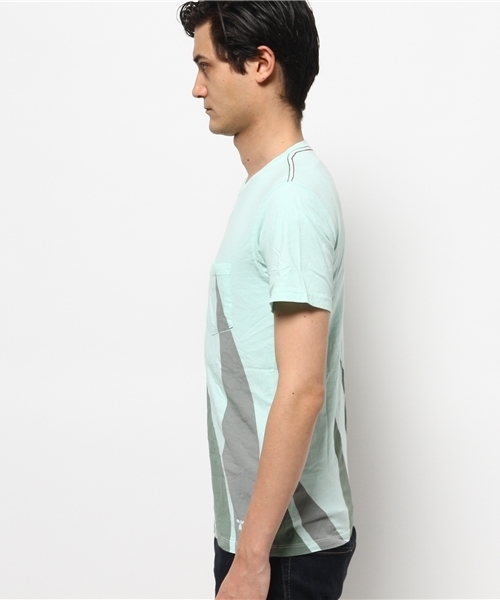 TOPO RANCH(トポランチ)の「【TOPO RANCH】AGAVE FIRE ポケットTシャツ(Tシャツ/カットソー・メンズ・ライトグリーン・S)」の2枚目の写真