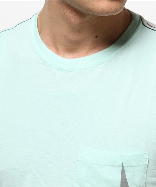 TOPO RANCH(トポランチ)の「【TOPO RANCH】AGAVE FIRE ポケットTシャツ(Tシャツ/カットソー・メンズ・ライトグリーン・S)」の4枚目の写真