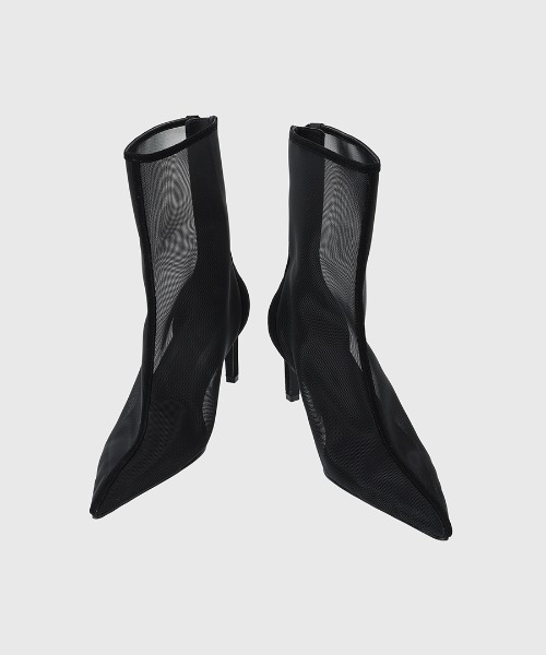 anuans（アニュアンス）の「シアーショートブーツ（ブーツ・レディース・ブラック・MEDIUM/SMALL/LARGE）」の4枚目の写真