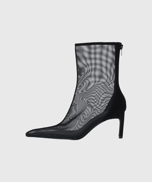 anuans（アニュアンス）の「シアーショートブーツ（ブーツ・レディース・ブラック・MEDIUM/SMALL/LARGE）」の6枚目の写真