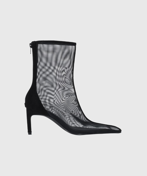 anuans（アニュアンス）の「シアーショートブーツ（ブーツ・レディース・ブラック・MEDIUM/SMALL/LARGE）」の7枚目の写真