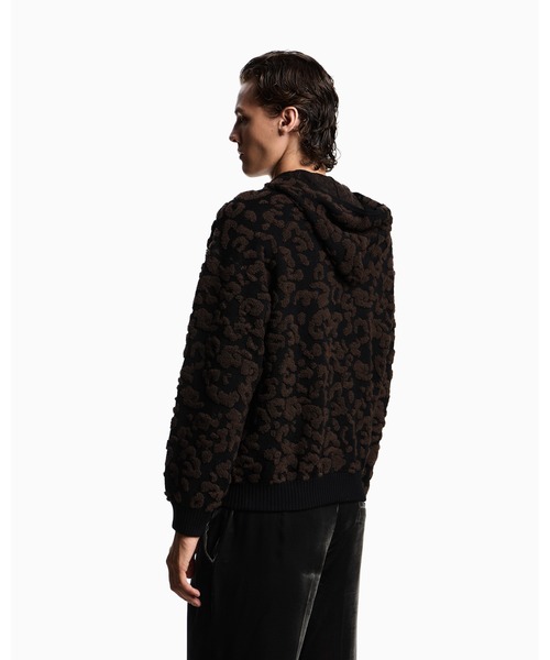 エンポリオ アルマーニ】フード付きセーター バージンウール