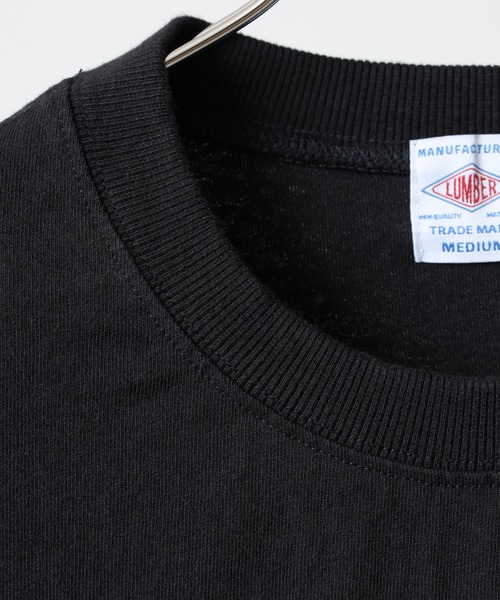 LUMBER(ランバー)の「刺繍&ワッペン ロングTシャツ(Tシャツ/カットソー・メンズ・ブラック/ホワイト系/ホワイト/ブラック系・M/L/XL)」の11枚目の写真