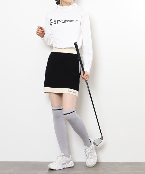 CECIL McBEE(セシルマクビー)の「BICOLOR SKIRT(スカート・レディース・ブラック/グレー・2(M)/1(S))」の18枚目の写真