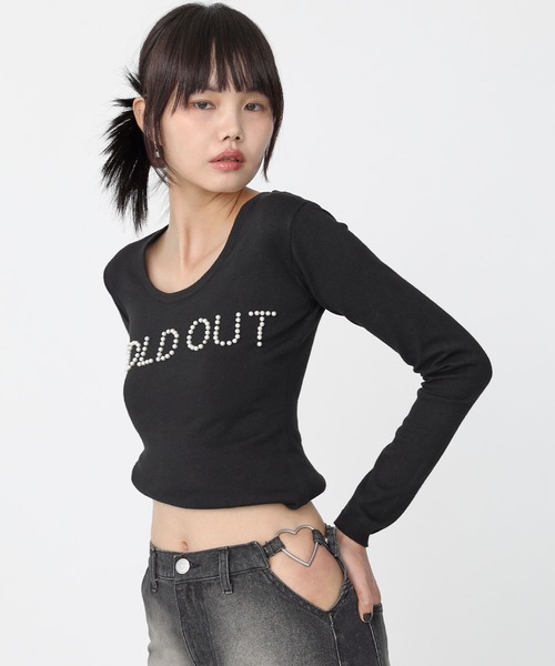 Heart Tattoo(ハートタトゥー)の「SOLD OUT logo knit / SOLD OUT ロゴニット(ニット/セーター・レディース・ホワイト/ブラック・FREE)」の22枚目の写真