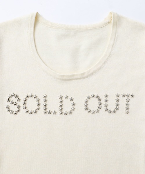 Heart Tattoo(ハートタトゥー)の「SOLD OUT logo knit / SOLD OUT ロゴニット(ニット/セーター・レディース・ホワイト/ブラック・FREE)」の16枚目の写真