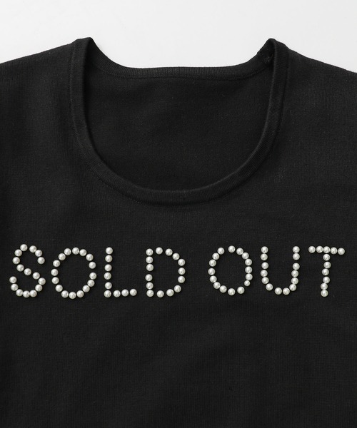 Heart Tattoo(ハートタトゥー)の「SOLD OUT logo knit / SOLD OUT ロゴニット(ニット/セーター・レディース・ホワイト/ブラック・FREE)」の14枚目の写真