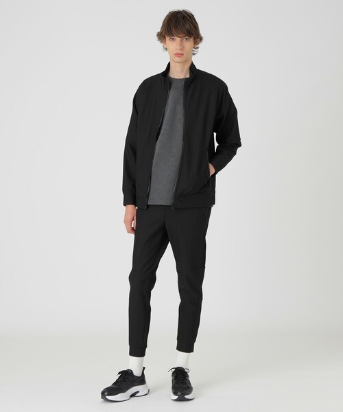 セール】【BLACK lab.】ボンディングジャカードトリコットブルゾン