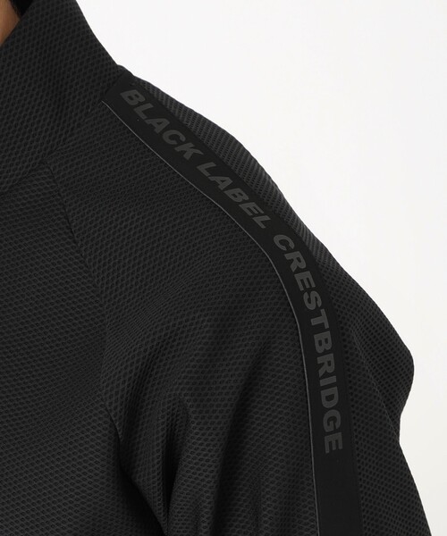 BLACK LABEL CRESTBRIDGE(ブラックレーベル・クレストブリッジ)の「【BLACK lab.】ボンディングジャカードトリコットブルゾン(ブルゾン・メンズ・ブラック/ネイビー・M/XL/L)」の7枚目の写真