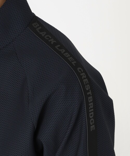 BLACK LABEL CRESTBRIDGE(ブラックレーベル・クレストブリッジ)の「【BLACK lab.】ボンディングジャカードトリコットブルゾン(ブルゾン・メンズ・ブラック/ネイビー・M/XL/L)」の14枚目の写真