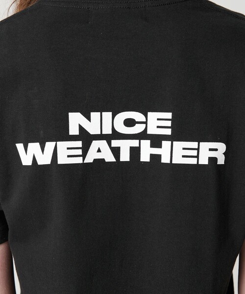 NICE WEATHER＞ウィメンズ ロゴ Tシャツ（Tシャツ/カットソー）｜NICE
