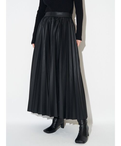 フォーレザープリーツスカート（スカート）｜ELENDEEK（エレンディーク