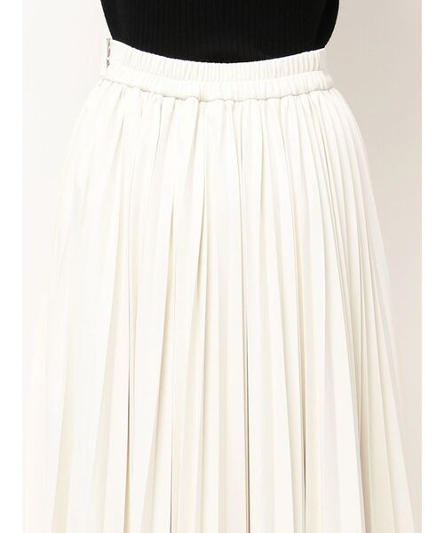 ELENDEEK（エレンディーク）の「フォーレザープリーツスカート（スカート・レディース・ブラック/オフホワイト・01/02）」の12枚目の写真
