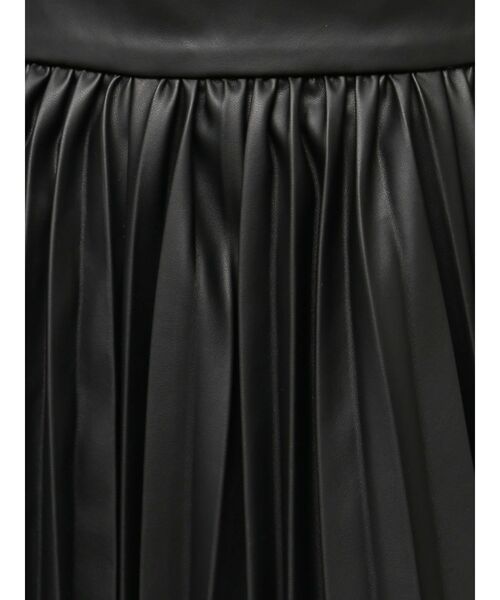 ELENDEEK（エレンディーク）の「フォーレザープリーツスカート（スカート・レディース・ブラック/オフホワイト・01/02）」の16枚目の写真