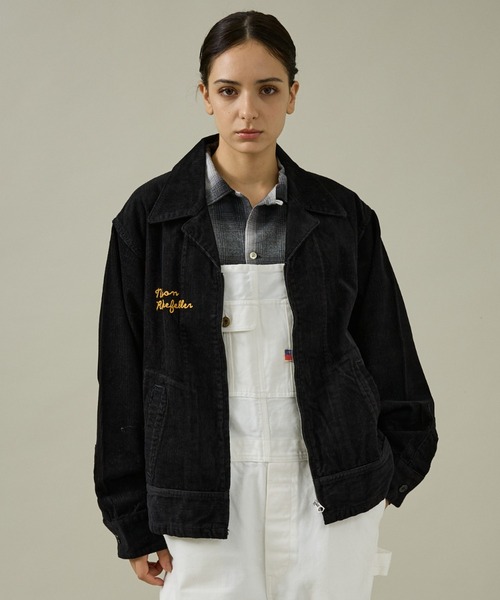 ABAHOUSE（アバハウス）の「【THRIFTY LOOK 】FFA JACKET NEWYORK CANTON/リラックスフィット【WEB限定】（ブルゾン・メンズ・ブラック/ホワイト・L/M）」の2枚目の写真