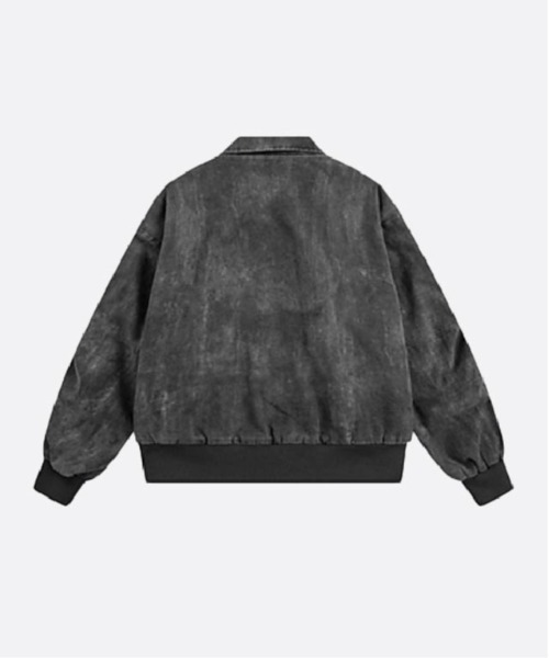 U:UME(ユーム)の「Distressed Denim Pocket Jacket(デニムジャケット・メンズ・ブラック/グレー/ブルー・SMALL/MEDIUM/LARGE/X-LARGE)」の4枚目の写真