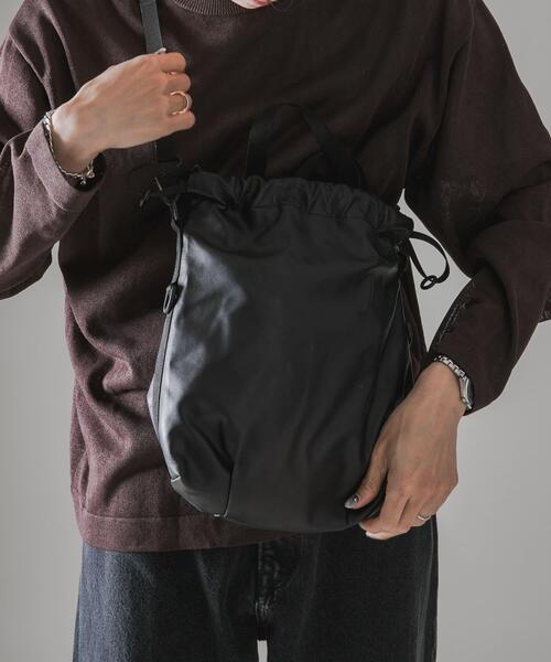 BAICYCLON by Bagjack（バイシクロン バイ バグジャック）の「『別注』BAICYCLON by bagjack×URBAN RESEARCH　DRAWSTRING BAG（ショルダーバッグ・メンズ・ブラック・FREE）」の3枚目の写真