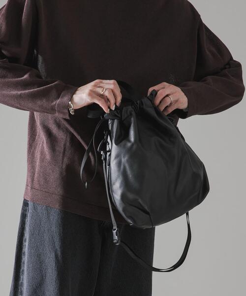 BAICYCLON by Bagjack（バイシクロン バイ バグジャック）の「『別注』BAICYCLON by bagjack×URBAN RESEARCH　DRAWSTRING BAG（ショルダーバッグ・メンズ・ブラック・FREE）」の5枚目の写真