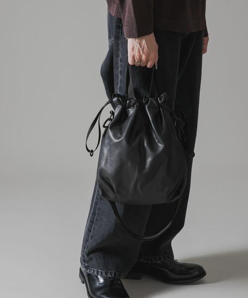 BAICYCLON by Bagjack（バイシクロン バイ バグジャック）の「『別注』BAICYCLON by bagjack×URBAN RESEARCH　DRAWSTRING BAG（ショルダーバッグ・メンズ・ブラック・FREE）」の7枚目の写真