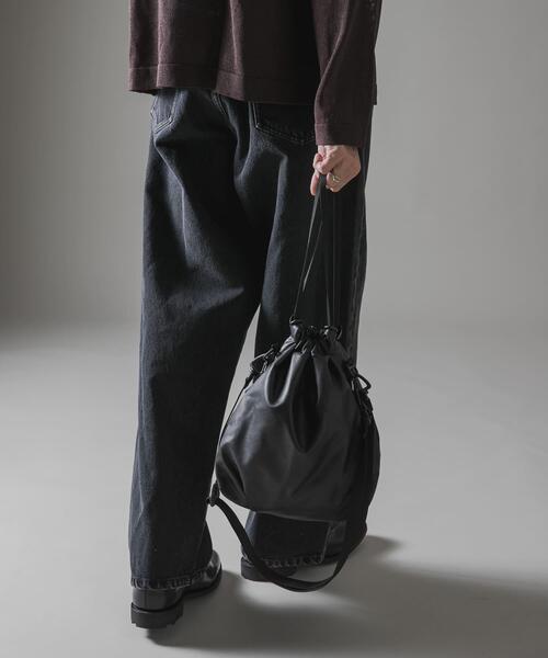 BAICYCLON by Bagjack（バイシクロン バイ バグジャック）の「『別注』BAICYCLON by bagjack×URBAN RESEARCH　DRAWSTRING BAG（ショルダーバッグ・メンズ・ブラック・FREE）」の8枚目の写真