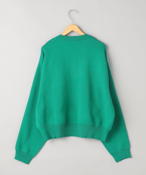 DISCUS ATHLETIC（ディスカス　アスレチック）の「【WEB限定・DISCUS（ディスカス）】 カレッジロゴジャガードニット③（ニット/セーター・レディース・オレンジ/ケリーグリーン・M/L）」の13枚目の写真