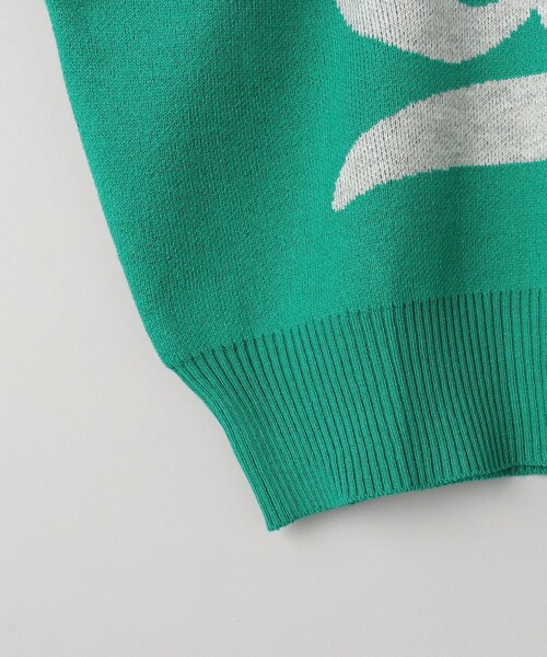 DISCUS ATHLETIC（ディスカス　アスレチック）の「【WEB限定・DISCUS（ディスカス）】 カレッジロゴジャガードニット③（ニット/セーター・レディース・オレンジ/ケリーグリーン・M/L）」の18枚目の写真