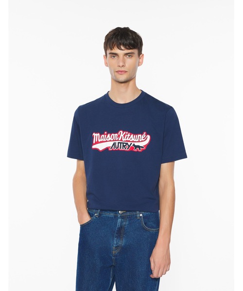 セール】MAISON KITSUNE x AUTRY VARSITY TEE-SHIRT（Tシャツ